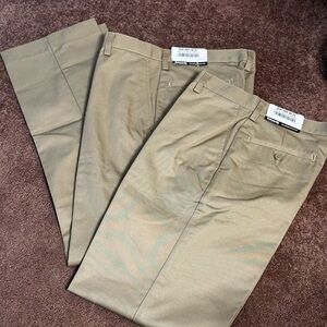 Men's Classic Straight-Fit Khaki Dress and or Work Pants